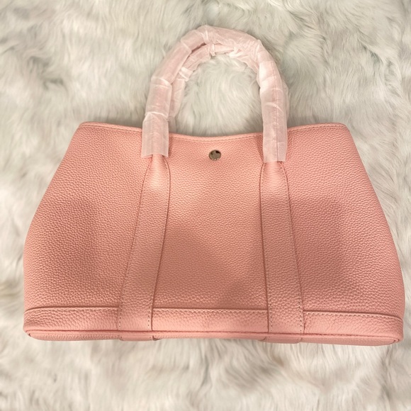 Pink 36CM Togo leather Top handle Graden Party genius leather Satchel bag - Picture 13 of 15